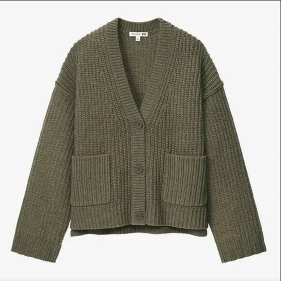 JW Anderson x Uniqlo Knit Green Cardigan - Picture 1 of 4